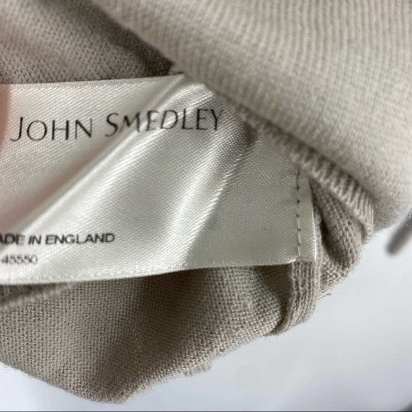 John Smedley Buttercup Striped Button Cardigan - Picture 5 of 5